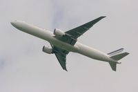F-GSQC @ LFPG - Boeing 777-328 (ER), Take off Rwy 27L, Roissy Charles De Gaulle Airport (LFPG-CDG) - by Yves-Q