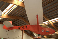 OY-XIT @ EKVJ - Raab Doppelraab IV glider in Danmarks Flymuseum at Stauning airport - by Van Propeller