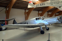 OY-AEA @ EKVJ - SAI KZ II Kupé in Danmarks Flymuseum at Stauning airport - by Van Propeller