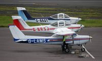 G-LAMS @ EGFH - Seen with other Cambrian Flying Club aircraft. - by Roger Winser