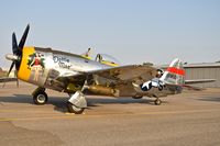 N47DM @ MAN - Parked on airshow ramp. NO, again it is a P-47 Thunderbolt! - by Gerald Howard