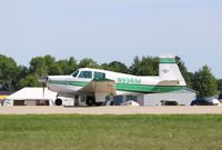 N9341M @ KOSH - Mooney M20E - by Mark Pasqualino