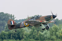 LF363 @ EGVA - Hawker Hurricane IIc LF363/SD-A Battle of Britain Memorial Flight RAF, Fairford 13/7/18 - by Grahame Wills