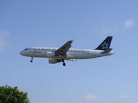 HB-IJM @ EGLL - Landing runway 27L at Heathrow airport EGLL - by Marc Mansbridge