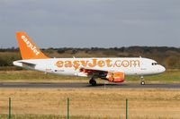 G-EZAV @ LFRB - Airbus A319-111, Reverse trust landing rwy 07R, Brest-Bretagne Airport (LFRB-BES) - by Yves-Q