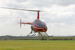 G-WIZR @ X5FB - Robinson R22 Beta II at Fishburn Airfield, UK. May 10th 2017. - by Malcolm Clarke