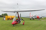 G-CFEV @ X5FB - P&M Aviation Pegasus Quik at Fishburn Airfield, UK. June 20th 2017. - by Malcolm Clarke