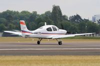 F-HKCD @ LFSI - Cirrus SR20, Taxiing to holding point, St Dizier-Robinson Air Base 113 (LFSI) - by Yves-Q