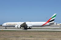 A6-EBO @ LMML - B777 A6-EBO Emirates Airlines - by Raymond Zammit