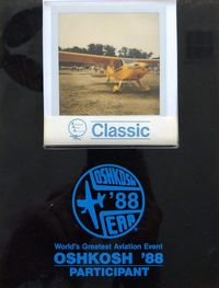N198RS - Picture of my father's Wag-A-Bond (N198RS) at Oshkosh '88 - by Aaron