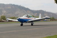 N91689 @ SZP - 1946 North American NAVION, Continental E225 upgrade, taxi to Rwy 22. Young Eagles flight - by Doug Robertson