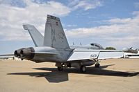 168257 @ KBOI - Parked on the north GA ramp. VAQ-139 Cougars, NAS Whitbey Island, WA. - by Gerald Howard