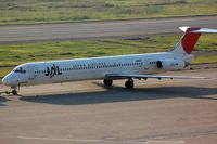 JA8557 @ RJTT - JAL MD81 pushed back. - by FerryPNL