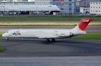 JA8371 @ RJFF - JAL MD-87 for departure in FUK - by FerryPNL