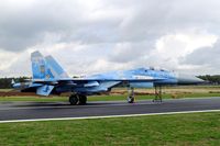 58 @ EBBL - Sukhoi Su-27P FLANKER-B of the Ukrainian AF at the 2018 BAFD spotters day, Kleine Brogel airbase