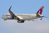 A7-AHX @ LKPR - Qatar A320 taking-off - by FerryPNL