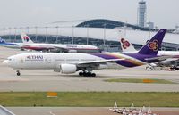 HS-TJC @ RJBB - Thai B772 in KIX - by FerryPNL