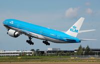 PH-BQN @ EHAM - Lift-off for KLM B772 - by FerryPNL