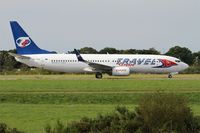 OK-TSE @ LFRB - Boeing 737-81D, Taxiing rwy 25L, Brest-Bretagne airport (LFRB-BES) - by Yves-Q