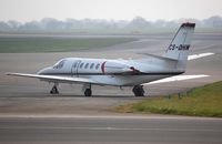 CS-DHN @ EGCC - Netjets Ce550 parked in MAN - by FerryPNL