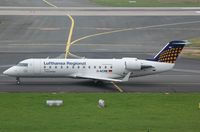 D-ACRE @ EDDL - CL200 in LHC livery - by FerryPNL