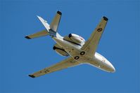 32 @ LFRJ - Dassault Falcon 10 MER, Take off rwy 08, Landivisiau naval air base (LFRJ) - by Yves-Q