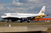 G-MPCD @ EGGW - Monarch A320 stored in 2012 and scrapped - by FerryPNL