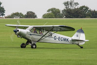G-ECMK @ EGBK - Piper PA-18-150 Super Cub G-ECMK Shacklewell Super Cub Group, Sywell 18/9/16 - by Grahame Wills