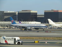 B-2075 @ LAX - landing at LAX - by magnaman