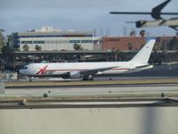 N363CM @ LAX - taxying along at LAX - by magnaman