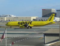 N677NK @ LAX - lots of these spirit a/c here and at Chicago - by magnaman