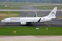 TC-SUU @ EDDL - SunExpress B738 in former outfit. - by FerryPNL