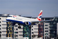 G-LCYP @ EGLC - Landing at London City Airport.