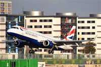 G-LCYU @ EGLC - Landing at London City Airport.