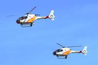 HE25-14 @ LFBD - Spanish ASPA Team Eurocopter EC-120B Colibri, Take off rwy 23, Bordeaux-Mérignac Air Base 106 (LFBD-BOD) Open day 2017 - by Yves-Q