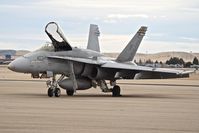 164896 @ KBOI - Parked on the north GA ramp.  VMFA-323 Death Rattlers, 3rd MAW, MAG-11, MCAS Miramar, CA. - by Gerald Howard