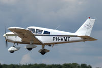 PH-VMT @ EBDT - Piper PA-28-140 Cherokee B landing at Schaffen-Diest airfield, old-timer fly-in 2018. - by Van Propeller