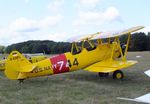 D-EMFL @ EDRV - Boeing (Stearman) PT-17 at the 2018 Flugplatzfest Wershofen