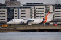 G-JOTR @ EGLC - About to depart from London City Airport. - by Graham Reeve