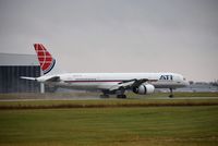 N753CX @ ILN - Boeing 757-2YO arriving from a test flight - by Christian Maurer