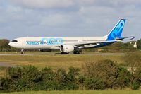 F-WTTE @ LFRB - Airbus A330-941 neo, Ready to take off rwy 07R for crosswind tests, Brest-Bretagne airport (LFRB-BES) - by Yves-Q