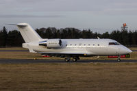 2-CUTE @ EGPH - Volare Aviation Challenger 601- 3A arrives from BQH - by Mike stanners