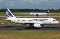 F-GRXA @ EDDL - Air France A319 departing DUS - by FerryPNL