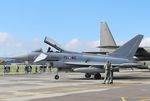 7L-WE @ EGQL - 1&2 sqn EF2000 Typhoon Austian AF,Leuchars Airshow,7.9.13 - by Mike stanners