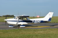 G-BGND @ EGSH - Just landed at Norwich. - by Graham Reeve