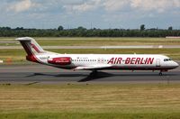 D-AGPS @ EDDL - Fokker 100 of Air Berlin - by FerryPNL