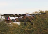 G-BICD @ EGTH - Taking to the air at Old Warden's Race Day 2018 - by Chris Holtby