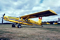 HB-FFW @ EGLF - HB-FFW   Pilatus PC-6B2-H4 Turbo Porter [735] (Pilatus) Farnborough~G 10/09/1976 - by Ray Barber