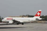 HB-IJE @ LMML - A320 HB-IJE Swiss - by Raymond Zammit