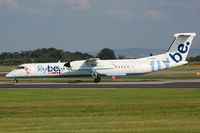 G-JECL @ EGCC - Flybe DHC8 - by FerryPNL